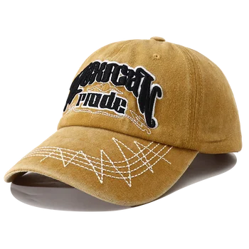 2023 Нова Ретро Реколта бейзболна шапка От Промит Памук Унисекс са в стил Хип-Хоп, Мексикански Бродирани бейзболни Шапки възстановяване на предишното положение, за Жени И за Мъже Gorras Hombre