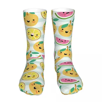 Летни Чорапи Унисекс с плодове, Новост, Зимни чорапи, топли Дебели меки възли на Ежедневните чорапи