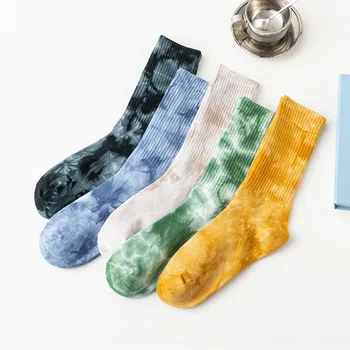 Мъжки памучни чорапи с завязками
