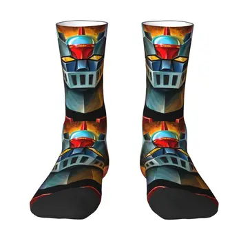 Чорапи НЛО Robot Mazinger Z, мъжки чорапи за екипажа, Унисекс, Сладки чорапи с 3D принтом в стила аниме, Манга