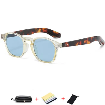 2023 Реколта дамски слънчеви очила, Малки ретро очила, Дамски леопардовые очила Mujer De Sol