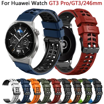 22 мм Гривна Каишка За Часовник Huawei Watch GT 3 GT3 4 Pro SE 46 мм Силикон Каишка За Часовник GT 2 GT2 Pro 46 мм Гривна За смарт часа