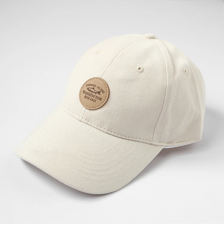 Бейзболна шапка с кожена биркой, мъжки и дамски модни марка Ins, Градинска ежедневни универсална малка шапка с козирка, подобна на лицето