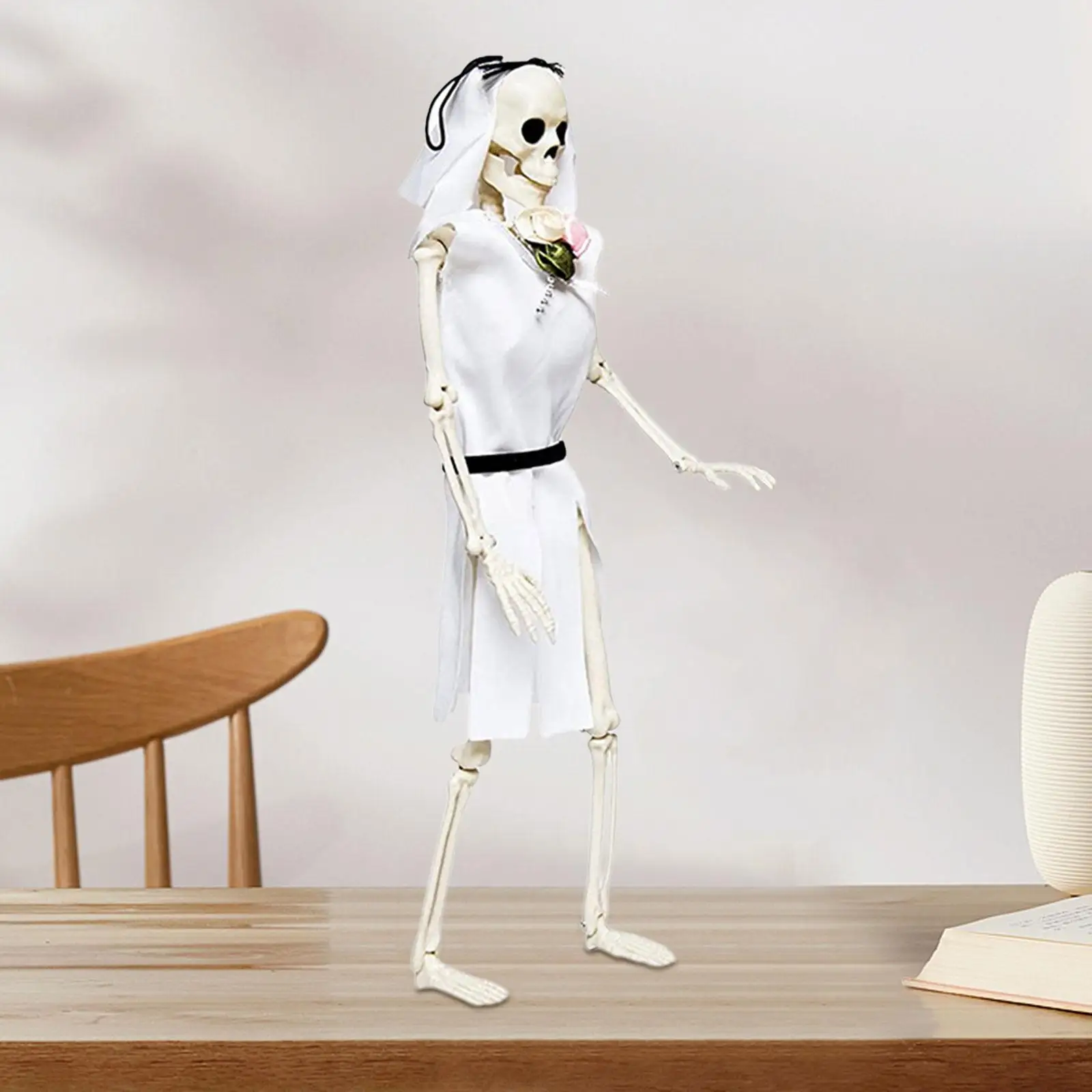 Мини-Скелет с Панти, Подвижни Оформление на Сцената, Аксесоари, Мини-Модел на Скелета за Тематични Партита, Бар, лавица за книги, Плот, Офис