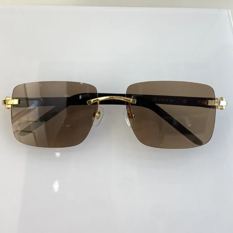 Модерни и висококачествени мъжки бизнес ежедневни слънчеви очила демонстрира нов стил Kajia, без рамки вносни слънчеви очила с кутия