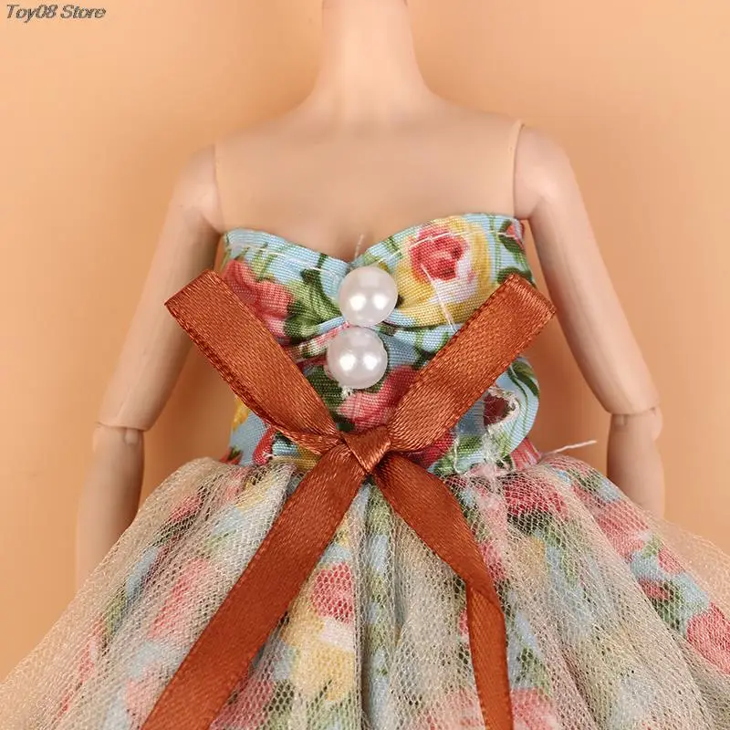 Високо качество, 1 бр., стоп-моушън облекло 30 см, игрушечное вечерна рокля за момичета, пола принцеса, аксесоари за кукли, дрехи за кукли 2023