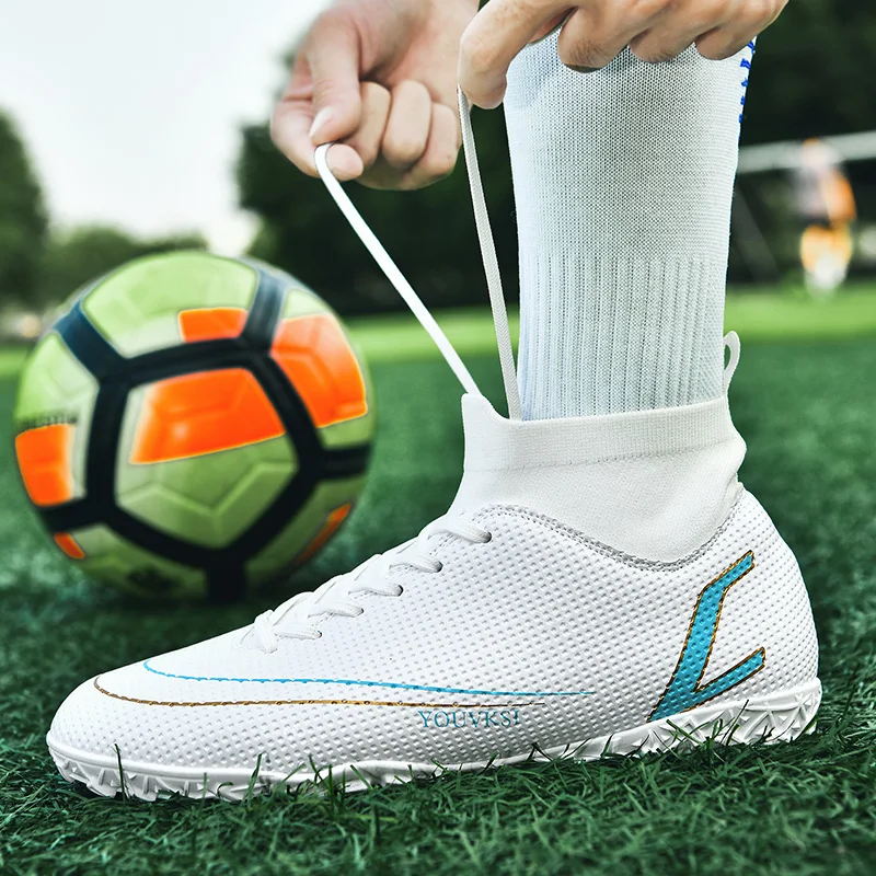 Качествена футболна обувки Mbappé, Трайни леки футболни обувки, Удобни футболни обувки за улицата, на Едро Маратонки 35-45 Размери