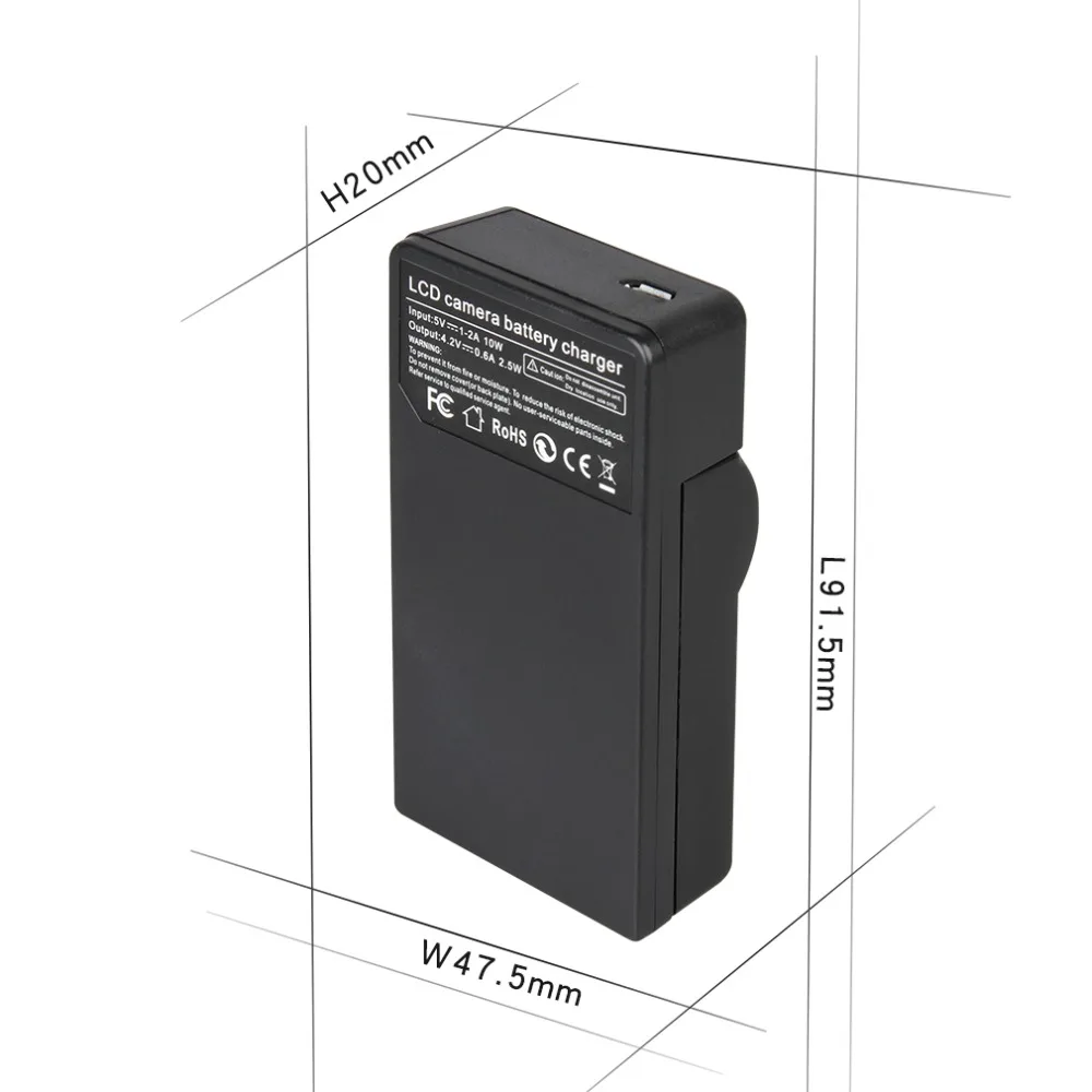 LCD зарядно устройство за литиево-йонни батерии Nikon EN-EL12 ENEL12