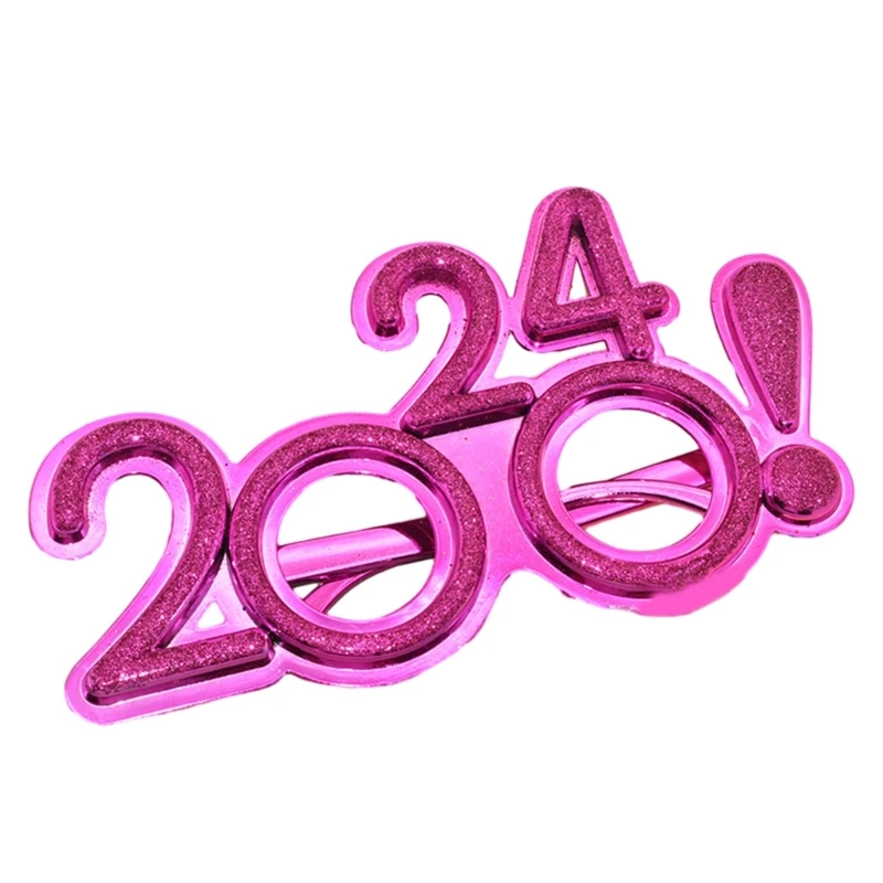 Честита Нова Година, 3D Очила за парти 2024, Рамки за очила, Подпори за партито, Украса За Новогодишната партита, Подпори за фотобудки, Слънчеви очила