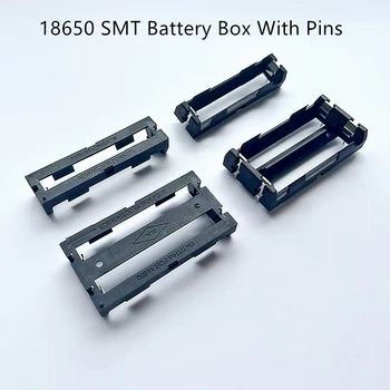 5ШТ Притежателя батерии 18650 THM с контакти Кутия за съхранение на батерии 18650 TBH-18650-1C-THM