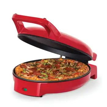 by 12-инчовата машина за готвене на пица и тиган, 12-инчов Червена Кръгла форма за печене, за да проверите за печене и инструменти, аксесоари за пица Silic