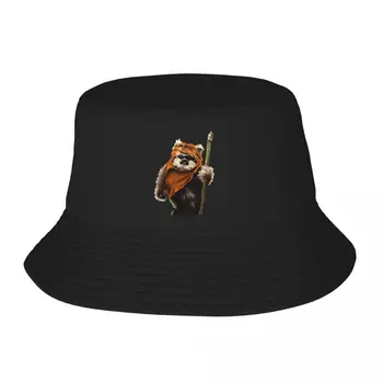 Ewok # 1 Панама-кофа за мъже и жени, шапки-боб, Модерен рибарски шапки, летни плажни рибарски шапки унисекс