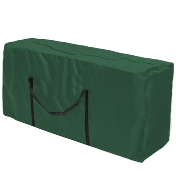 H7EA Идеалният Коледен контейнер за съхранение с здрав цип за главата и лента за ръка, градински водоустойчив сверхпрочный
