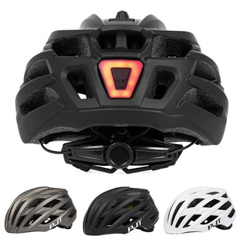 PJT, нов велосипеден шлем, USB-акумулаторна задните светлини, Планинско колоездене, колоездене, Мъжки планински каска за спорт на открито, Безопасно каска
