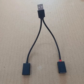 USB сплитер-хъб за мобилен банка хранене, кола, компютър, USB-кабел за зарядно устройство за мъже и жени, удължител за кабел за предаване на данни K1KF