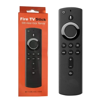 Дистанционно управление, Черен, висок Клас, Преносим, лек, Гласово Търсене За Amazon Tv Fire Stick/fire Tv Cube/fire Tv Abs Led L5b83h