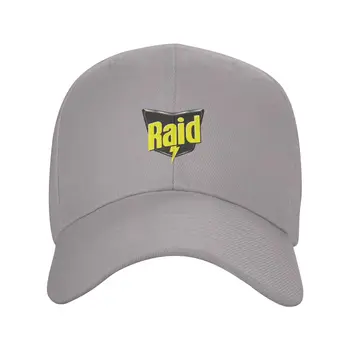 Ежедневни деним шапка с графичен принтом Raid, Вязаная капачка, бейзболна шапка