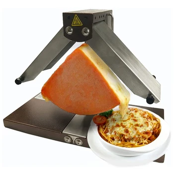 Електрически плавильщик сирене за хотела полуремарке, нагревател сухо сирене, Скара за загряване на сирене Раклет за дома за готвене