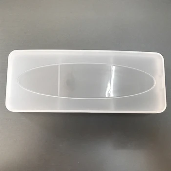 Калъф за Очила С Клипсой и Огледало Универсален Калъф За Очила, Подвесная Опаковъчна кутия От филм, Пластмасова Матирана Прозрачна Кутия, Кутия за съхранение на Очила