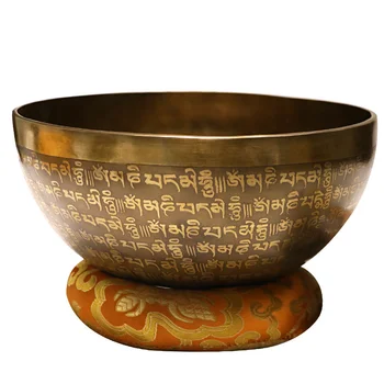 Купа за непалска сутра ръчно изработени подходящи за практикуване на йога, ковыряния ушите и медитация, многофункционални украса