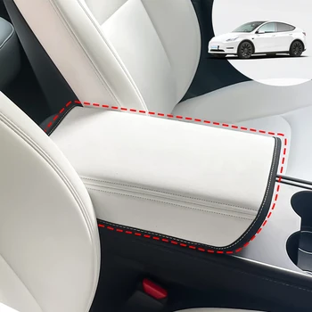 Кутия за централното управление на кола, Защитно покритие, с Аксесоари за интериора на Подлакътник За Tesla Model 3, модел Y 2017-2023
