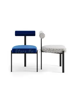 Лесен луксозен стол за Хранене в Скандинавски стил, модерен минималистичен стол за Хранене, Западен Кът на стол, Домашен Компютърен стол с облегалка, Хотелски свободно време