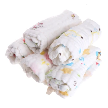 Лесно стираемое и многократна употреба на кърпа за хранене на бебета, момчета и момичета, 5 опаковки на детски мочалок широко прилагане на A2UB