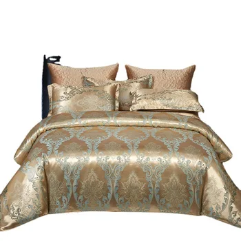 Луксозен сатен, жаккардовый чаршаф от вискоза, за 2 души, стеганое одеало за двойно легло, покривки за спално бельо, размер Queen King 180x220 см