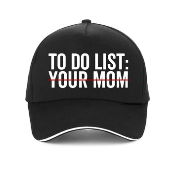 Модерен, Списък със задачи за вашата майка с принтом в стил Харадзюку, дамски бейзболна шапка, ежедневни Лятна вентилационна шапка в стил хип-хоп, Шапки за подаръци за Свети Валентин