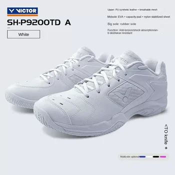 Мъжки обувки за бадминтон Victor с неплъзгащи възглавница, спортни обувки, обувки за тенис, тенис ал hombre A230, бял