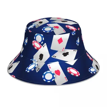 Нова Рибарска Шапка Унисекс, Модна шапка за покер, Ветрозащитная Градинска Светоотражающая панама
