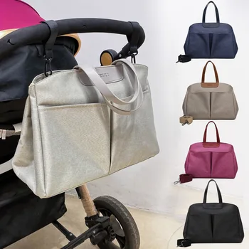 Нова Чанта за майките, богат на функции Преносима чанта за мама и бебе, която може да се закача На количка, Чанта за пелени с сухо мляко Голям Капацитет