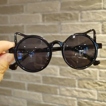Нови Сладки Детски Слънчеви очила с кошачьими уши За момичета, Летни Модни Слънчеви Очила За момичета, Прекрасни Детски Слънчеви Очила За Улицата UV400 Gafas De Sol