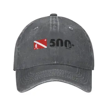 Персонални бейзболна шапка за гмуркане от памук 500 Plus, градинска Мъжки Дамски Регулируема шапка за татко за гмуркане, пролет