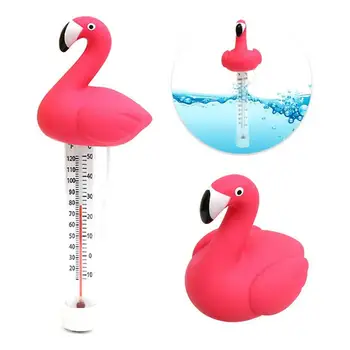 Плаващ Термометър за басейн Фламинго, Измерване на температурата на водата В Плувни Басейни, Бърз, Точен Резултат За Външни басейни, Спа-салони
