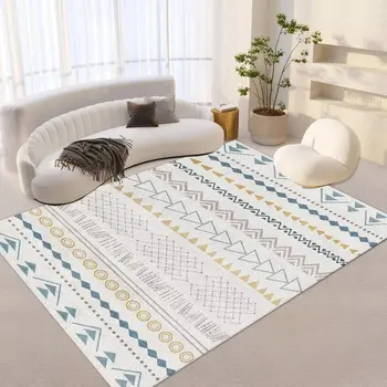 Прост килим в марокански стил, интериор за дневната, 200x300 постелки за сядане, интериор за спални, лесно почистване, постелки за кабинет, адаптивни