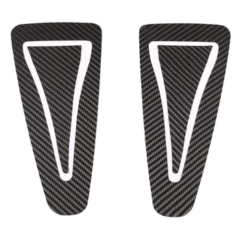 Стикер за украса на капачката на вентилационни отвори предния капак на двигателя на Колата от мека въглеродни влакна за Nissan GTR R35 2008-2016 Аксесоари
