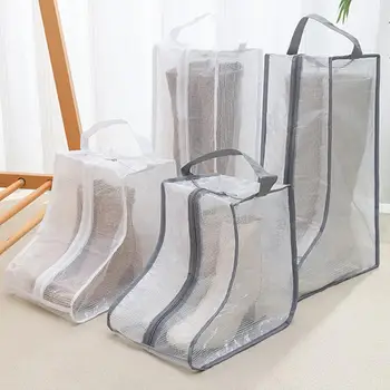 Чанта За съхранение на обувки, Компактен Органайзер за обувки, Водоустойчив Пылезащитная чанта За съхранение на обувки с видима дръжка за шкаф
