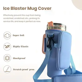 Чанта-чаша за бутилки с вода, чанта за съхранение на ключове, Универсална чанта за бутилки с вода с регулируема каишка за пътуване