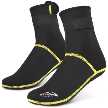 Чорапи за гмуркане, 3 мм Неопрен Плажни водни чорапи, Минерални обувки за неопрен, Мини чорапи за гмуркане за рафтинг, гмуркане, ветроходство